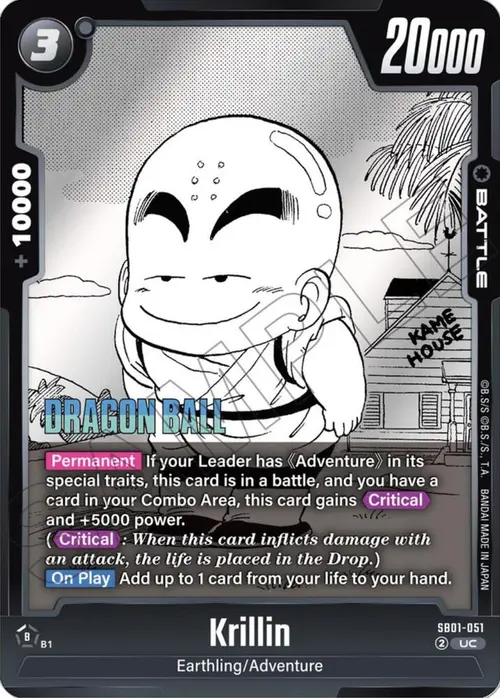 Krillin card art