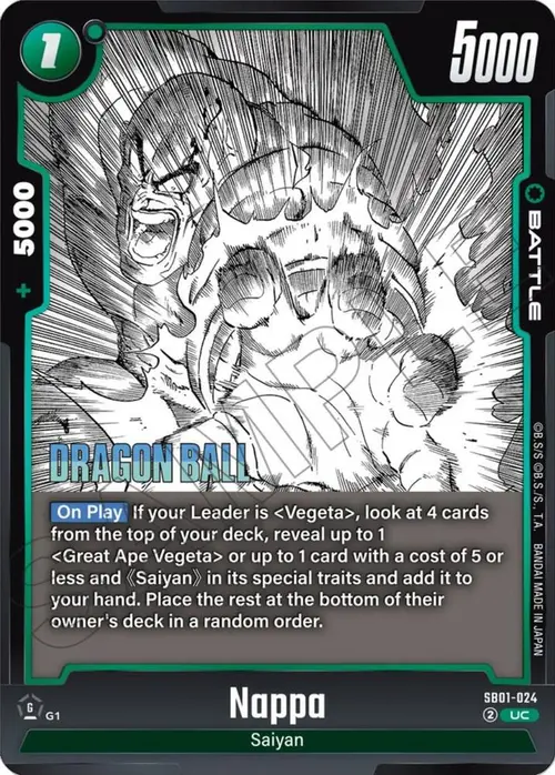 Nappa card art