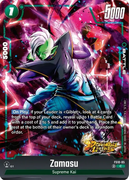 Zamasu card art