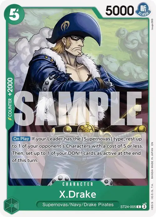 X.Drake card art