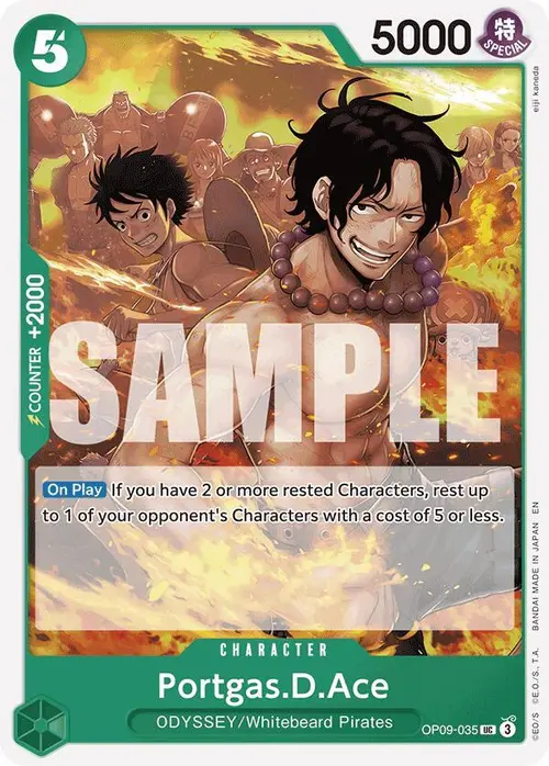 Portgas.D.Ace (Reprint) card art