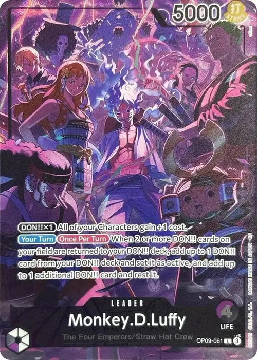 Monkey.D.Luffy (English Version 2nd Anniversary Set) card art