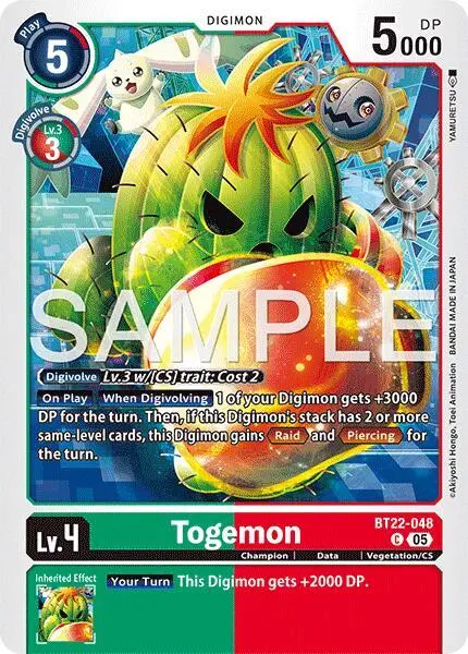 Togemon card art