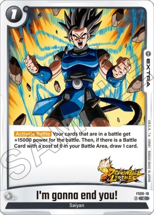 I'm gonna end you! card art