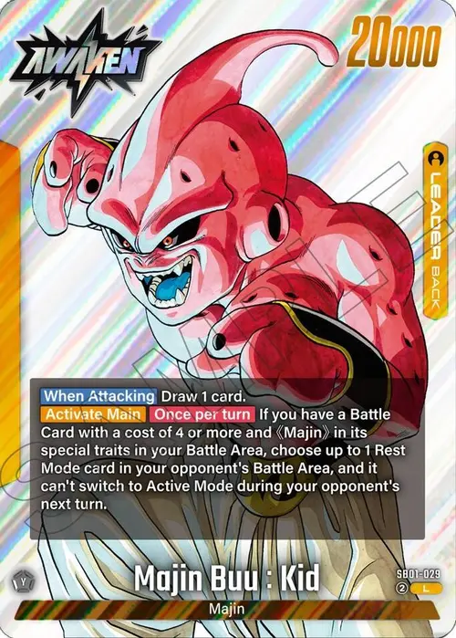Majin Buu : Evil // Majin Buu : Kid card art