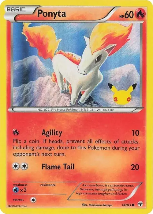 Ponyta (UK Exclusive Promo) card art