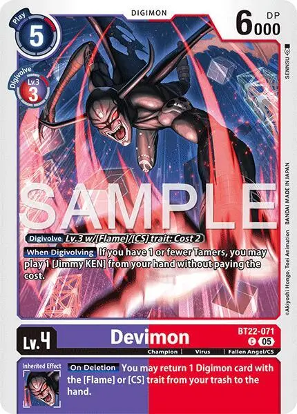 Devimon card art