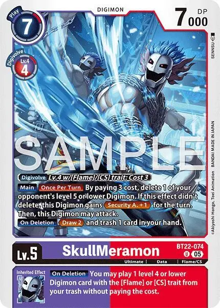 SkullMeramon card art