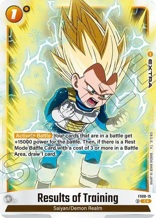 Results of Training (Bonus Pack Alternate Art) card art