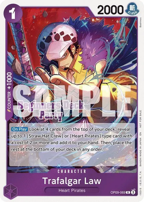 Trafalgar Law (Beginners Deck Party [ST-23] - [ST-28] Participation Pack) card art