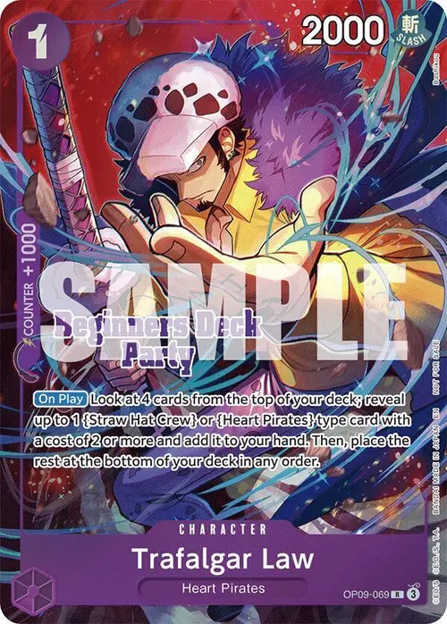 Trafalgar Law (Beginners Deck Party [ST-23] - [ST-28] Winner Pack) card art