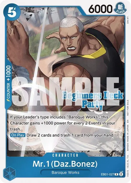 Mr. 1 (Daz.Bonez) (Beginners Deck Party [ST-23] - [ST-28] Participation Pack) card art