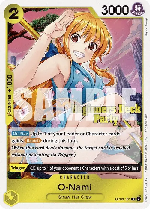 O-Nami (Beginners Deck Party [ST-23] - [ST-28] Participation Pack) card art