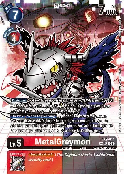 MetalGreymon (SP) card art