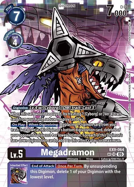Megadramon (SP) card art