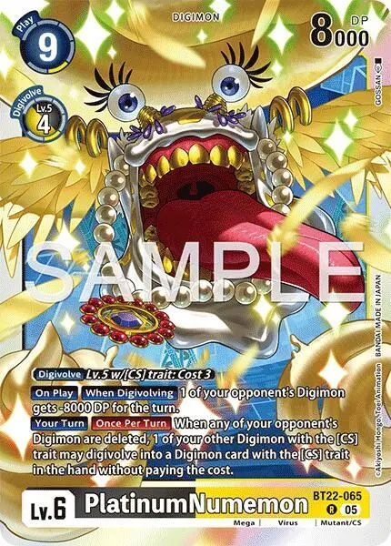 PlatinumNumemon card art