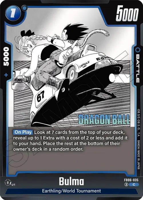 Bulma card art