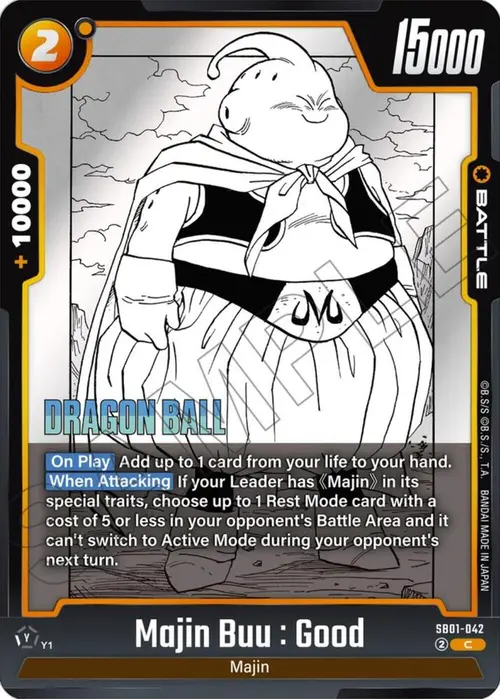 Majin Buu : Good card art