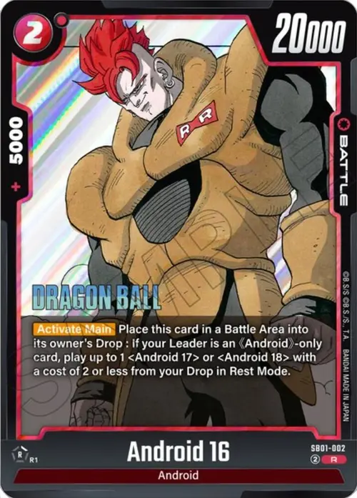 Android 16 card art
