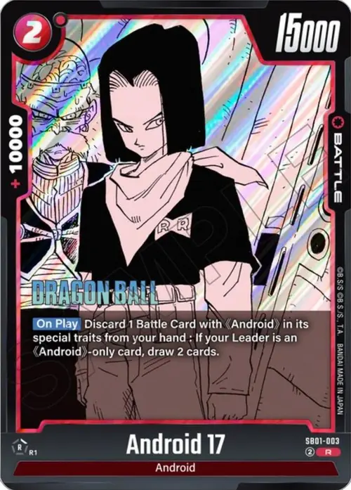 Android 17 card art