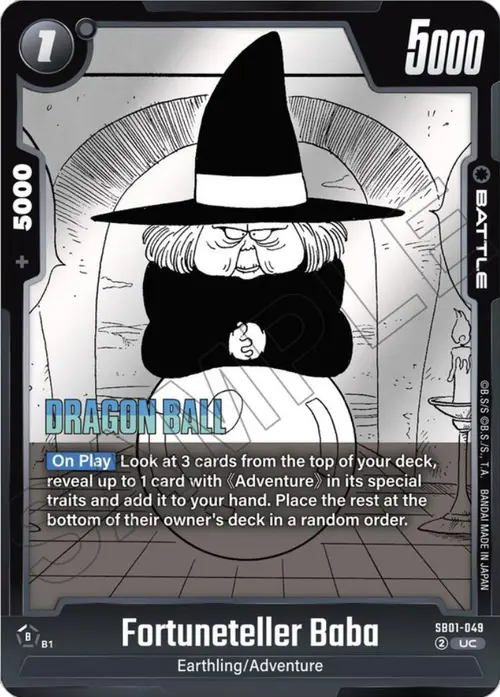 Fortuneteller Baba card art