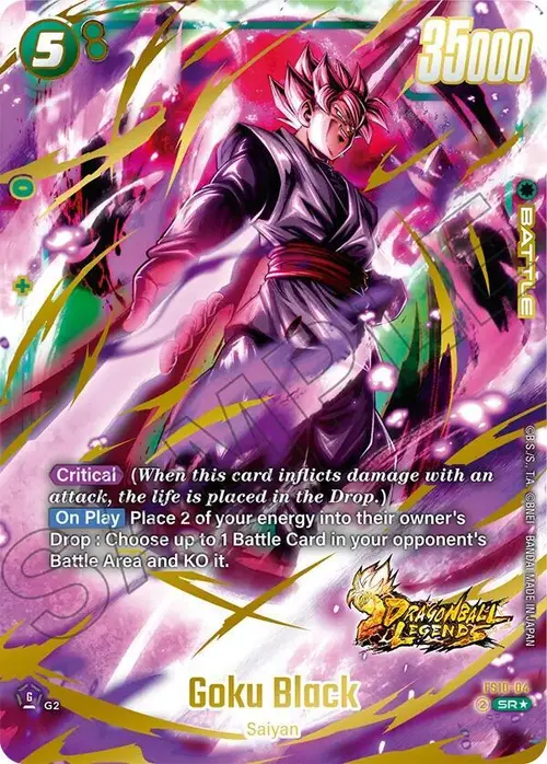 Goku Black (Bonus Pack Alternate Art) card art