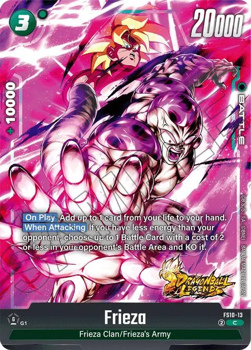 Frieza card art