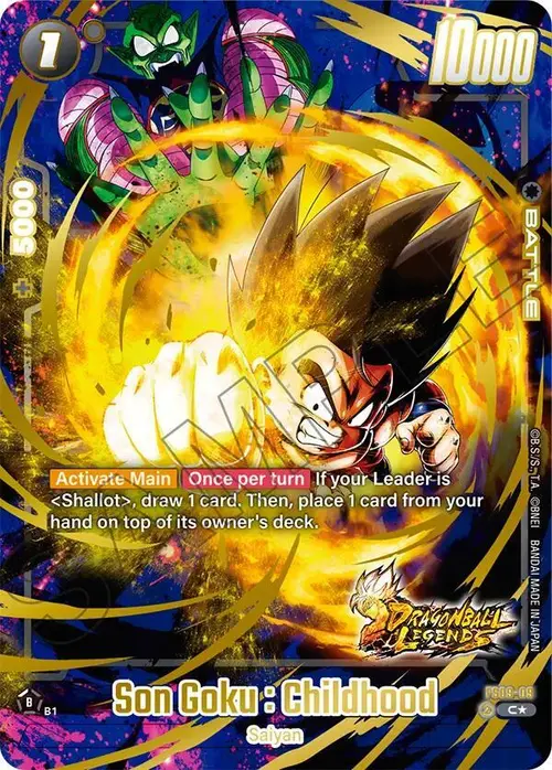 Son Goku : Childhood (Bonus Pack Alternate Art) card art