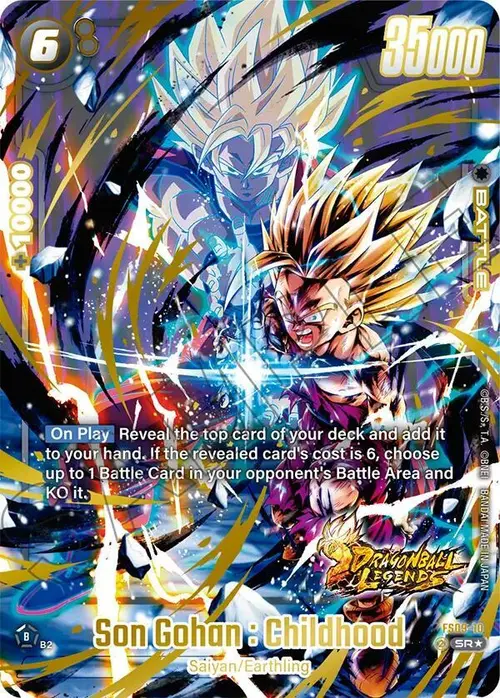 Son Gohan : Childhood (Bonus Pack Alternate Art) card art