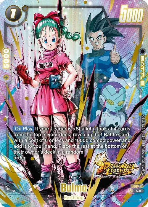 Bulma (Bonus Pack Alternate Art) card art