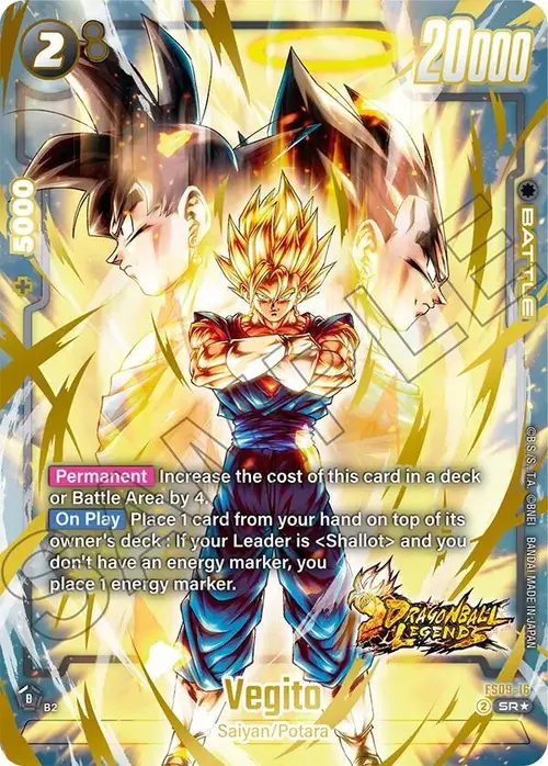 Vegito (Bonus Pack Alternate Art) card art