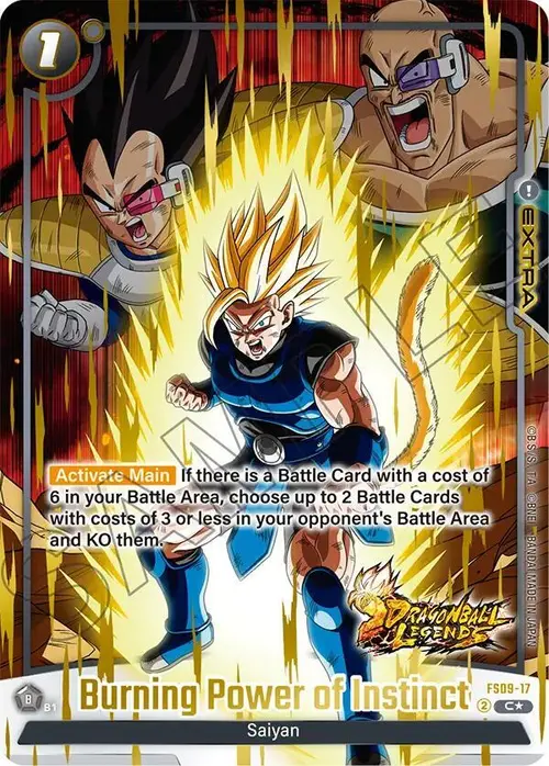 Burning Power of Instinct (Bonus Pack Alternate Art) card art