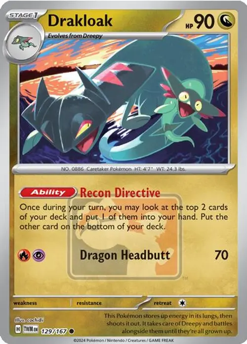 Drakloak card art