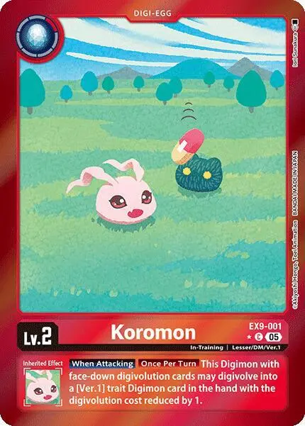 Koromon (Limited Foil) card art