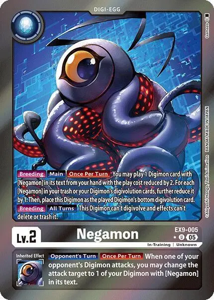 Negamon (Limited Foil) card art