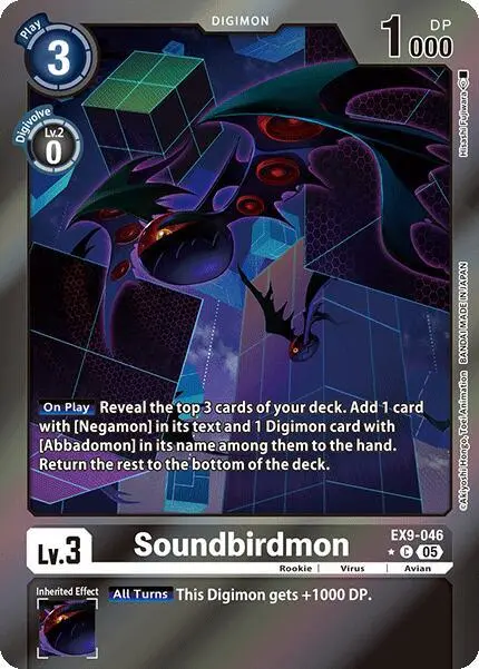 Soundbirdmon (Limited Foil) card art