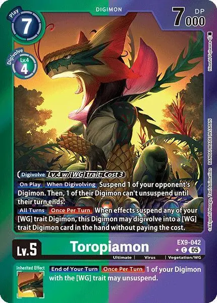 Toropiamon (Limited Foil) card art