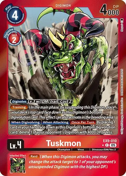 Tuskmon (Limited Foil) card art