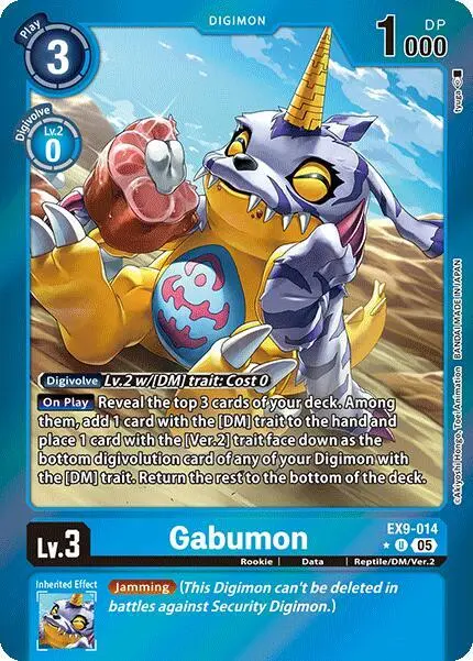 Gabumon (Limited Foil) card art