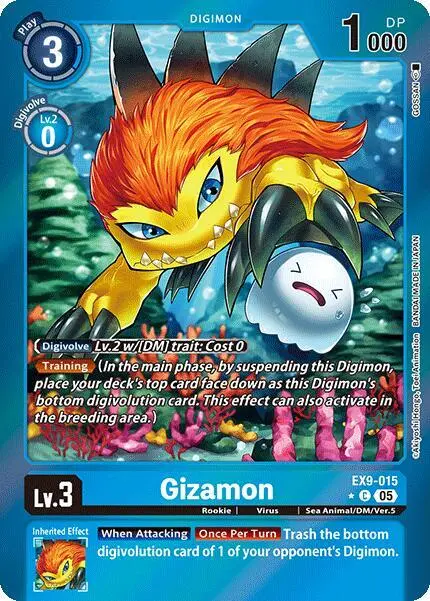 Gizamon (Limited Foil) card art