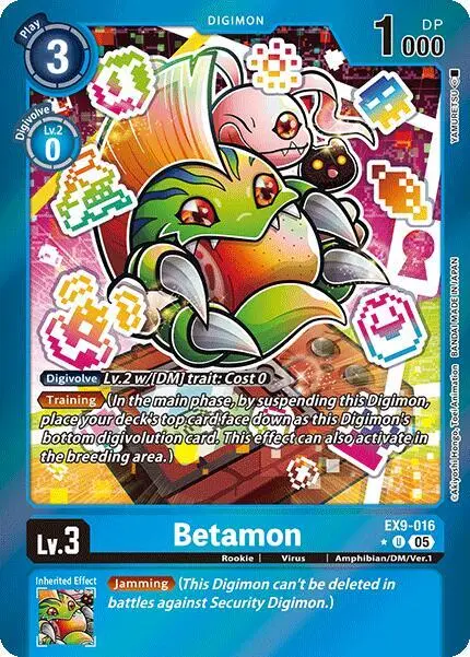 Betamon (Limited Foil) card art
