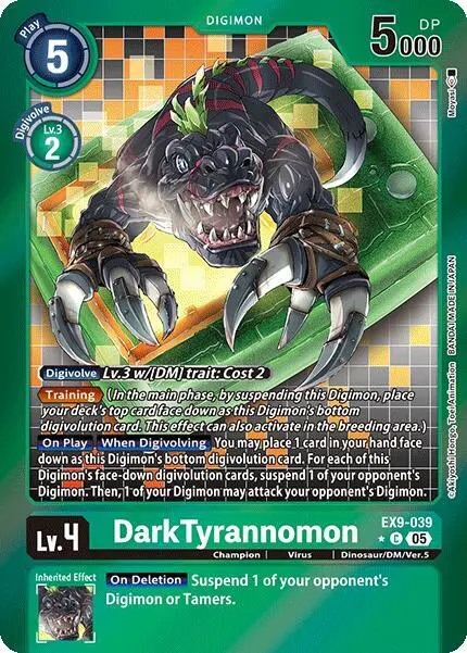 DarkTyrannomon (Limited Foil) card art