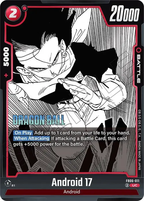 Android 17 card art