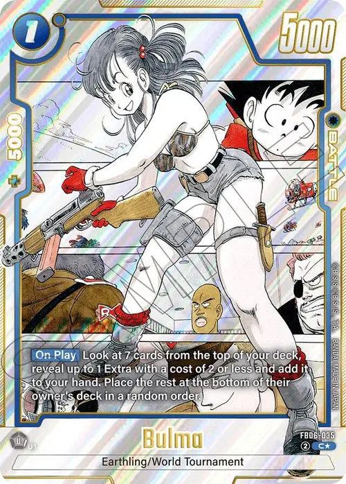 Bulma (Alternate Art) card art