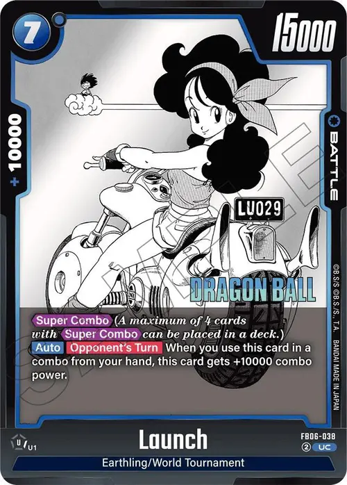 Launch card art