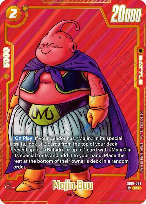 Majin Buu (Alternate Art) card art