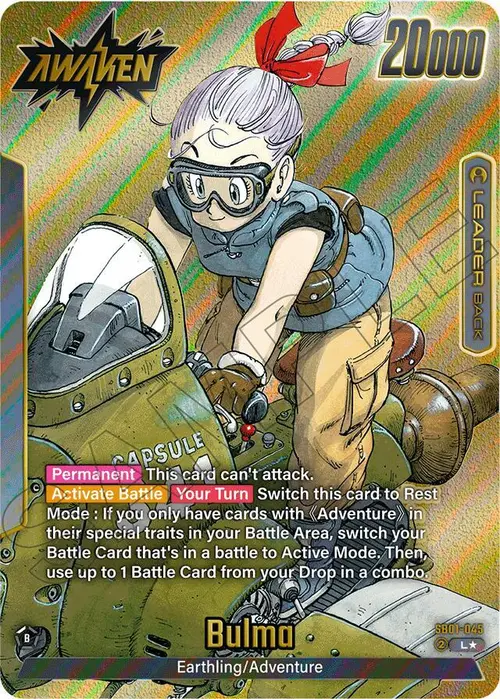 Bulma (Gold) card art