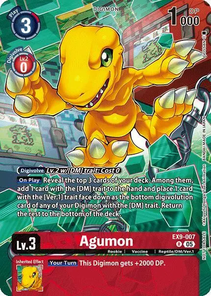 Agumon (Digital Monster Day Commemoration Event Participant) card art