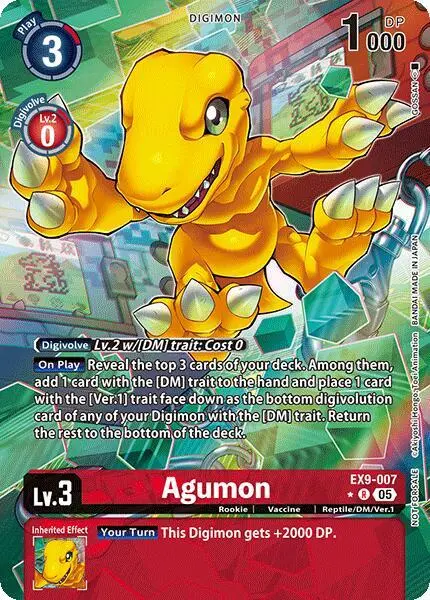 Agumon (Digital Monster Day Commemoration Event Winner) card art