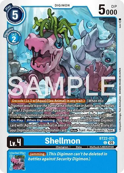 Shellmon card art